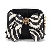 Zoey Zebra Bow Crossbody