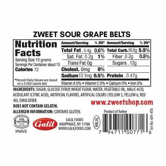 Sour Grape Belts