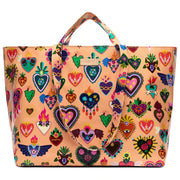 Peach Jumbo Grab 'N' Go Tote