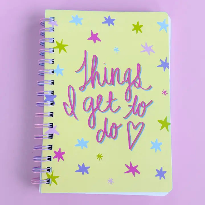 Things I Get To Do Spiral Notebook