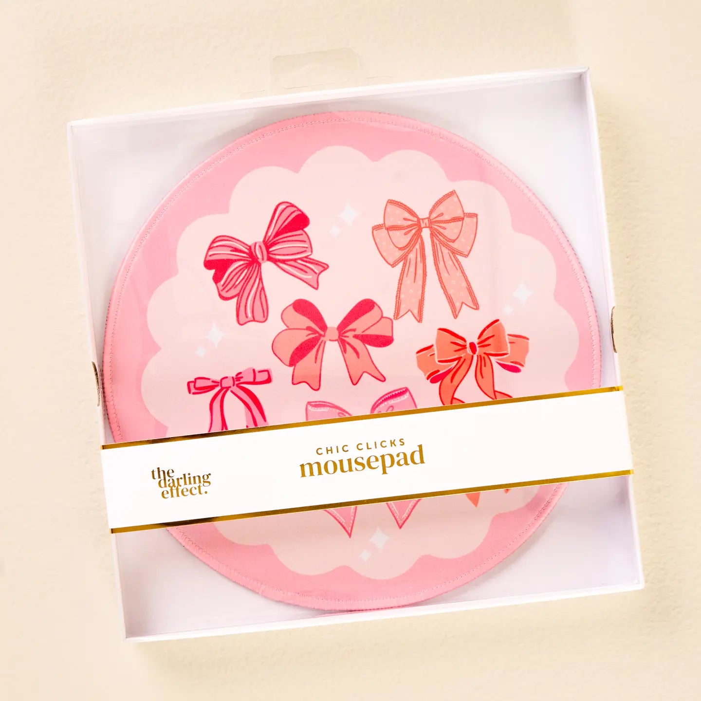 Blushing Bows Mouse Pad