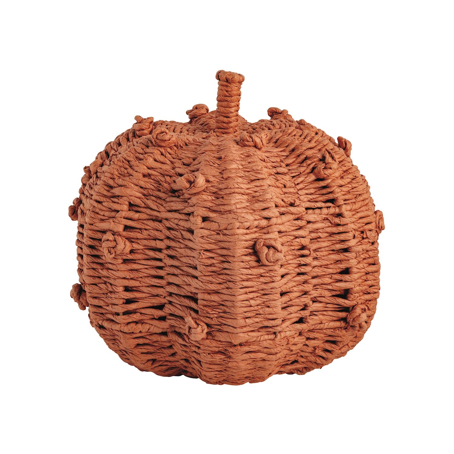 Natural Woven Knot Pumpkin