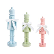 Flocked Nutcracker Sitter