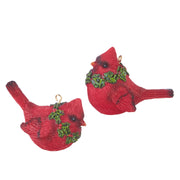 Redbird & Holly Ornament