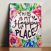 Happy Place Canvas Art