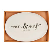 Mr & Mrs 2025 Oval Platter