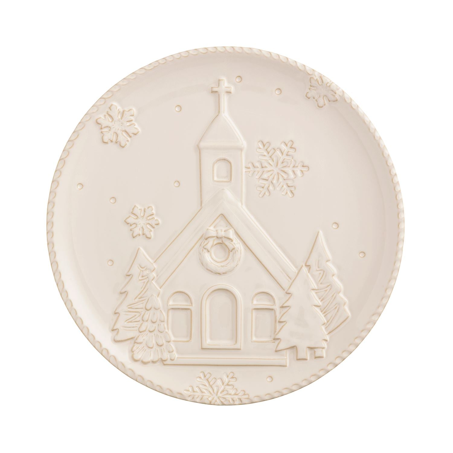 Church Christmas Plate