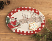 Santa Sleigh Platter