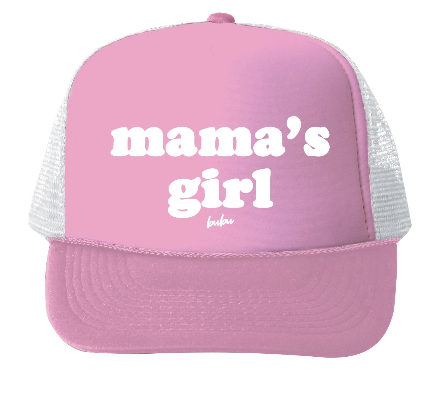 Mama's Girl Light Pink Trucker Hat