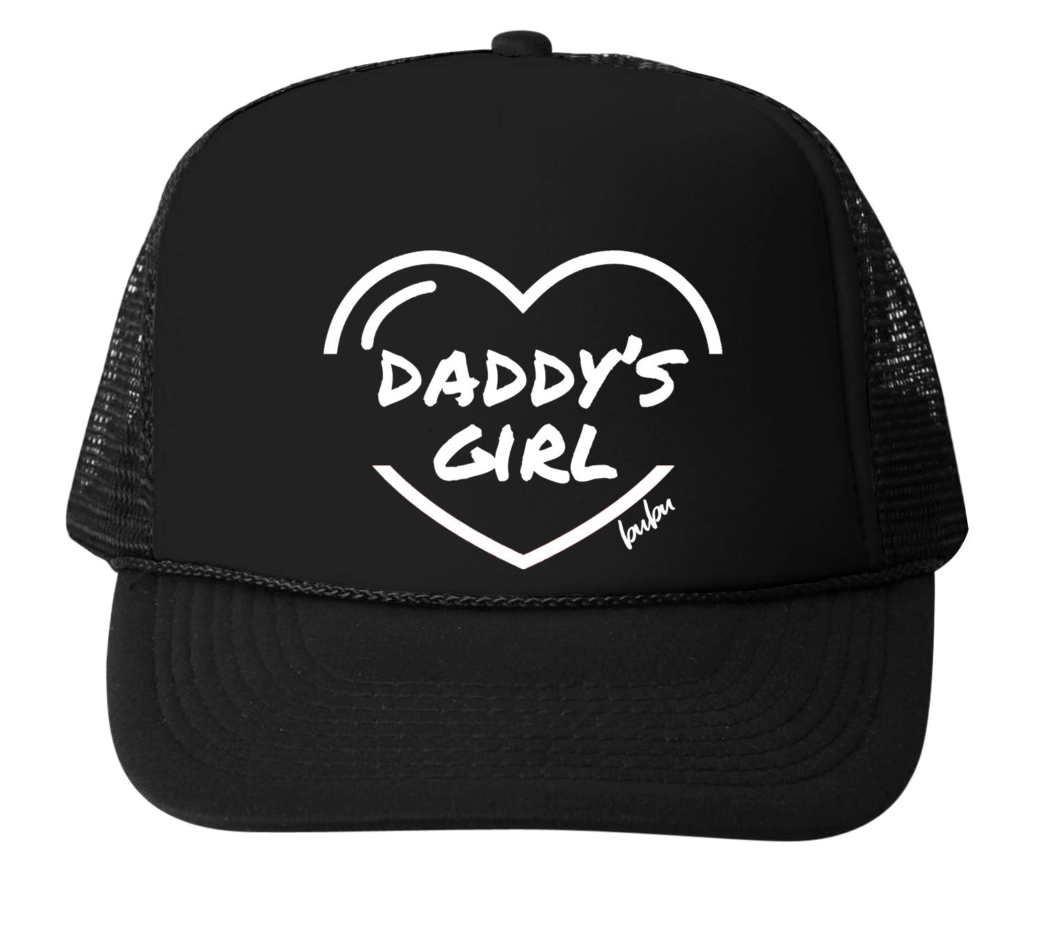 Daddy's Girl Black Trucker Hat