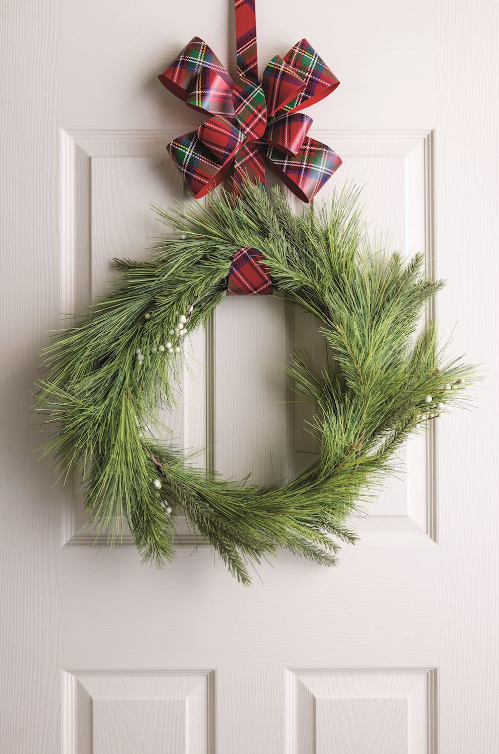Tartan Metal Wreath Hanger