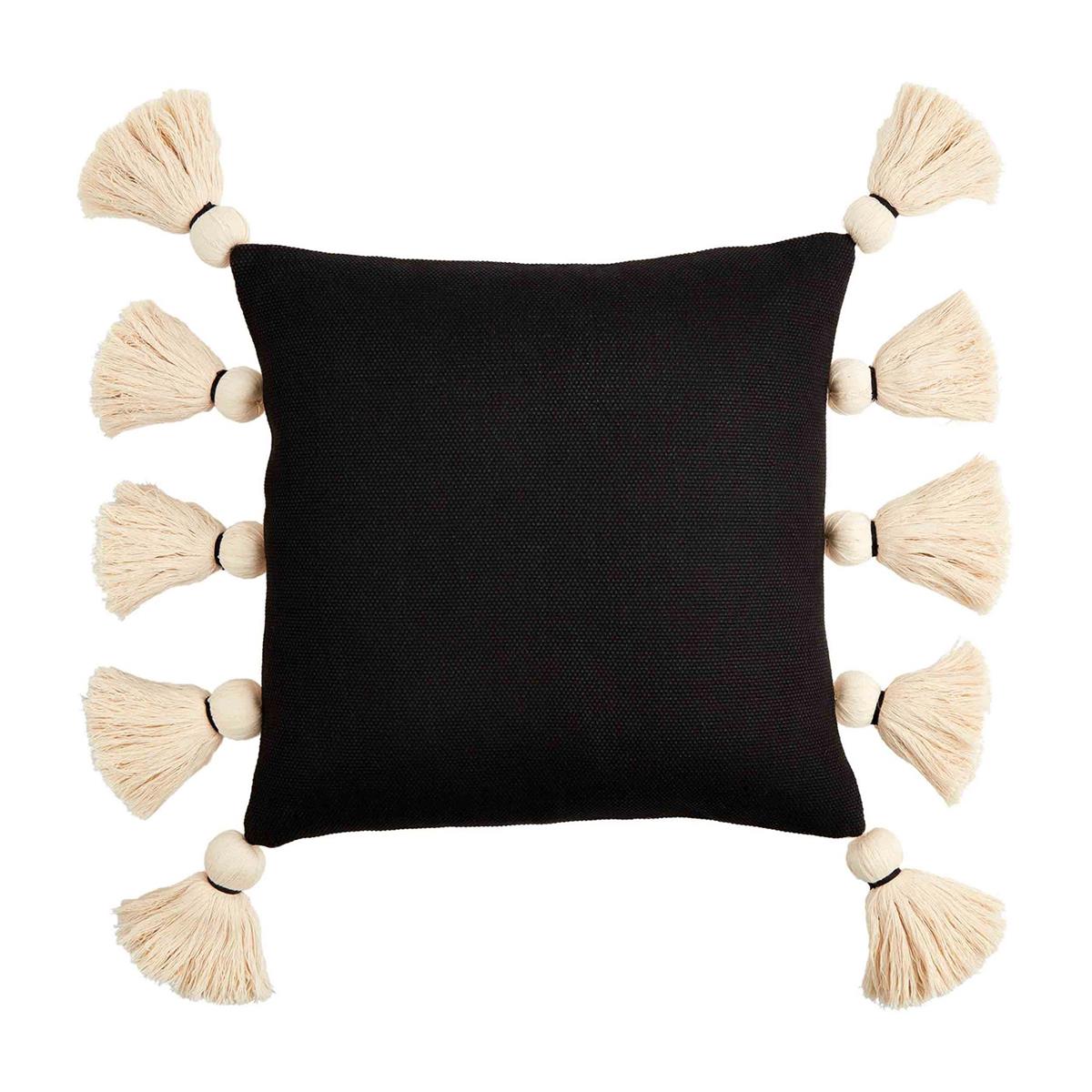 Black Tassel Pillows