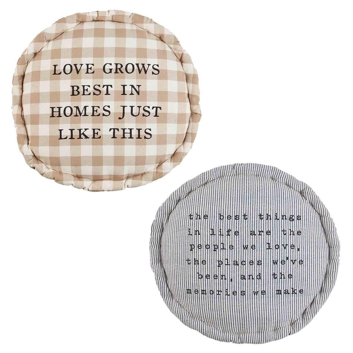 Round Home Pillows