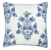 Blue Scale Pattern Pillow