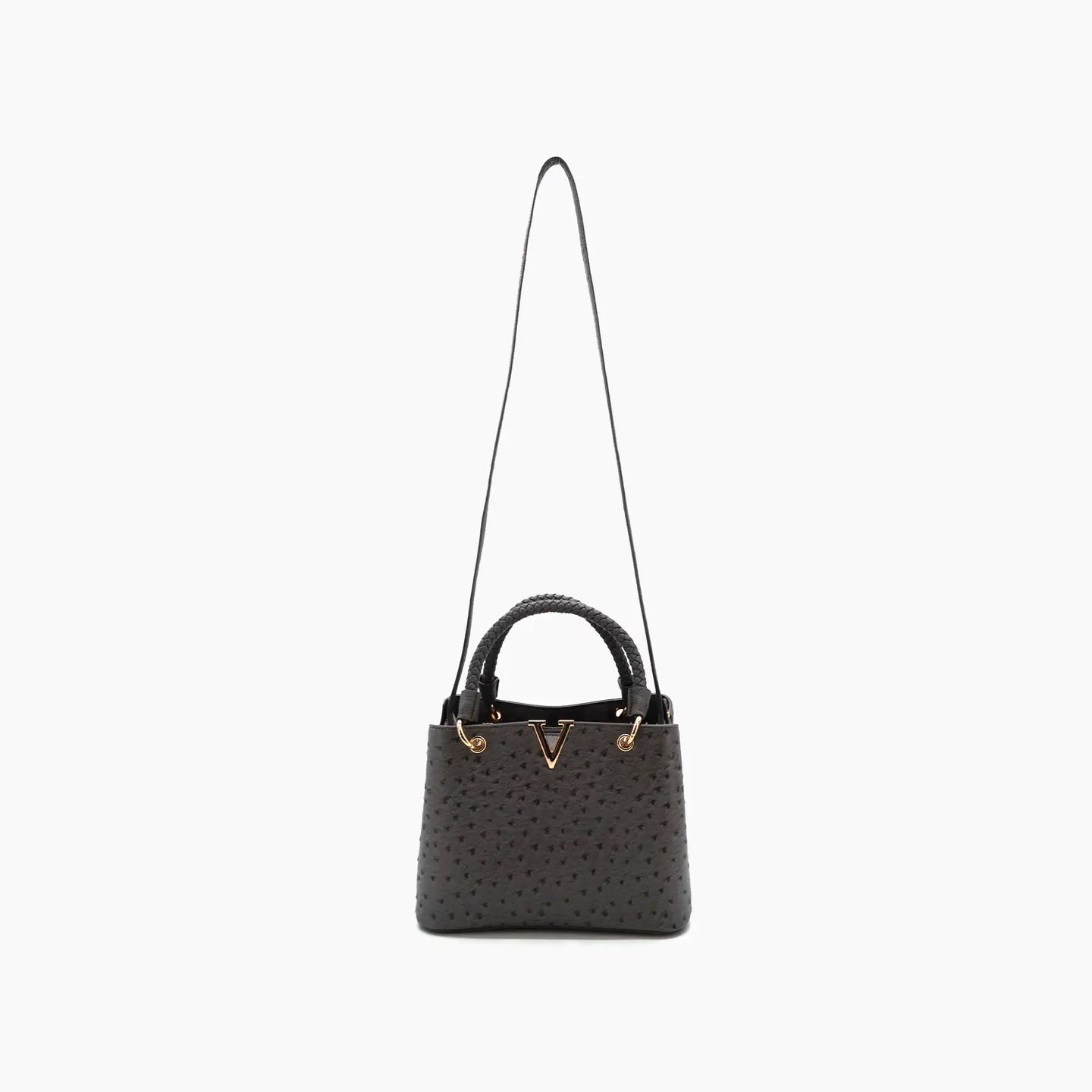 Muriel Gray Ostrich Handle Bag