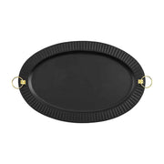 Black Oval Tray