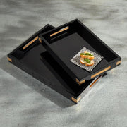 Black Lacquer Trays