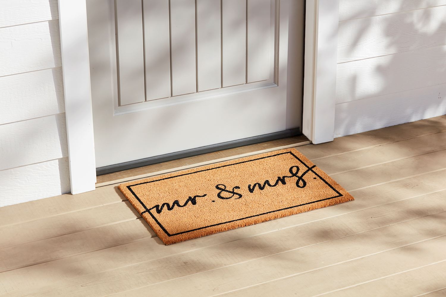 Mr & Mrs Door Mat