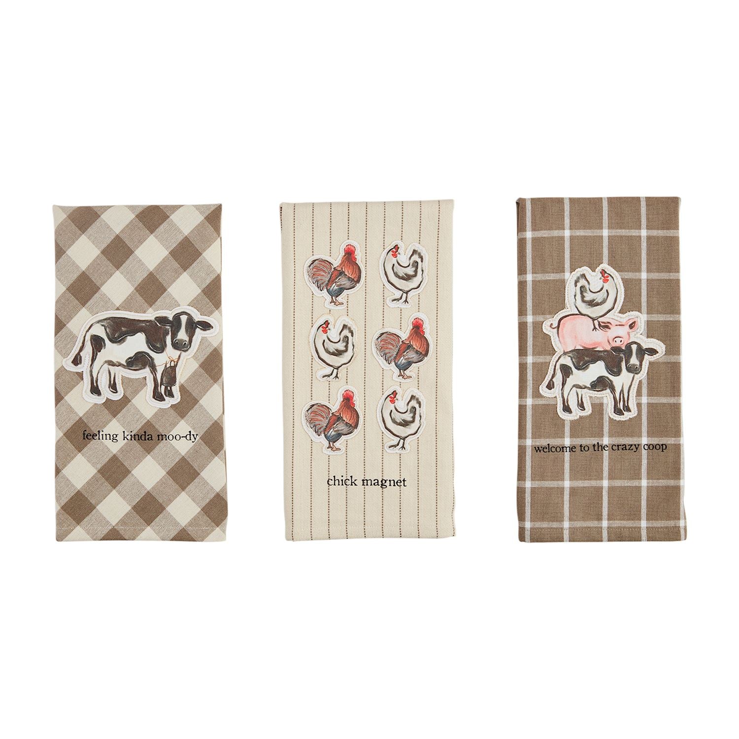 Farm Canvas Patch Towel