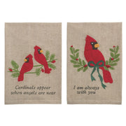 Cardinal Embroidered Towels