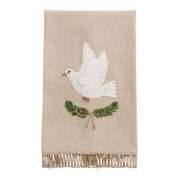 Dove Embroidered Towel