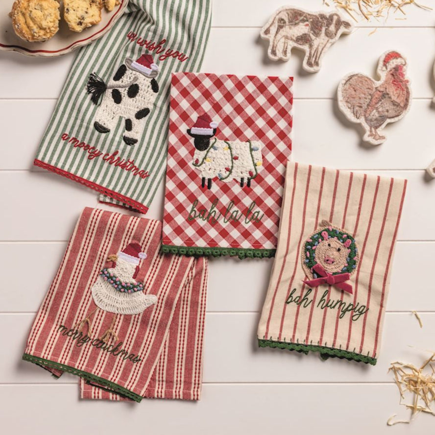 Farm Christmas Towel