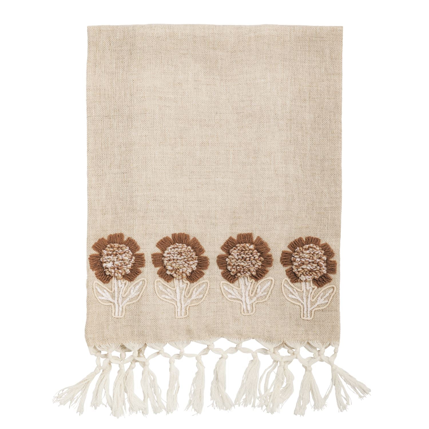 Floral Embroidered Towels