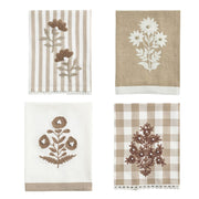 Neutral Embroidered Tea Towels