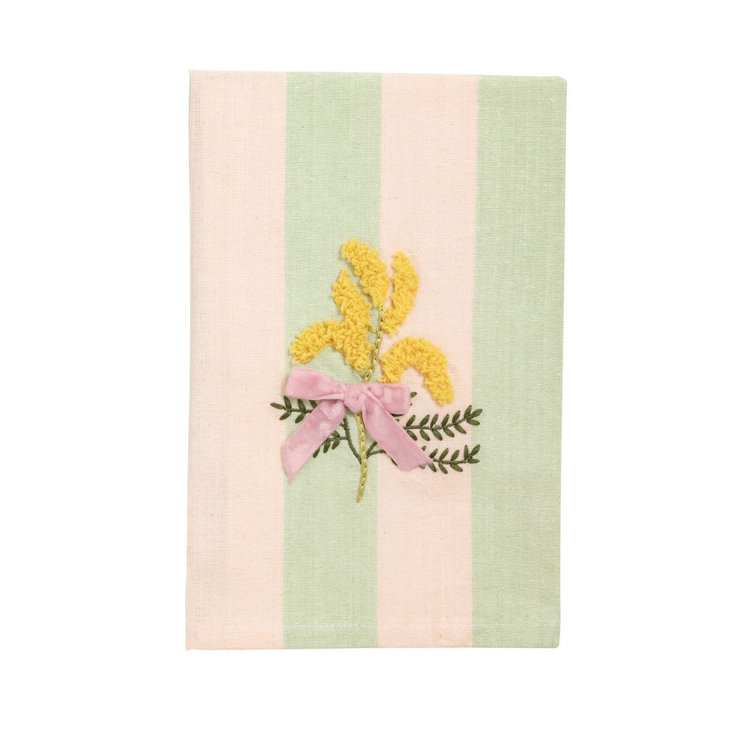Flower Embroidered Towels