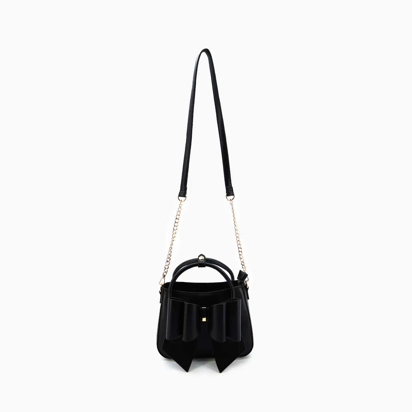 Madeline Black Bow Crossbody
