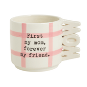 First My Mom Word Handle Mug