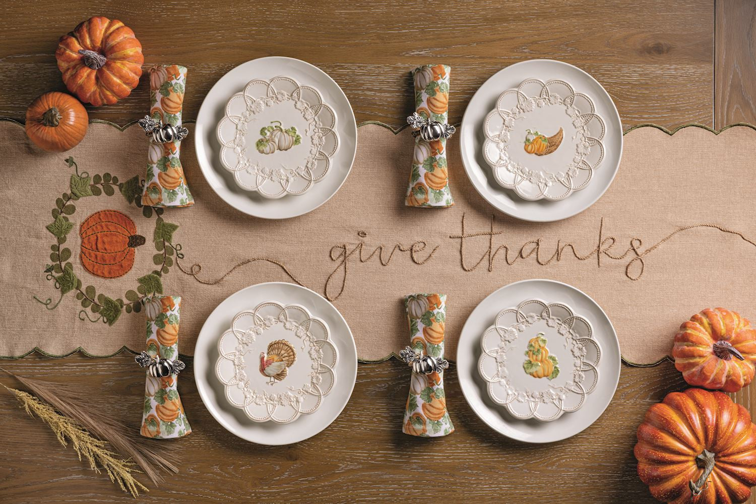 Give Thanks Table Runner