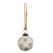 Etched Gold Star Ornament
