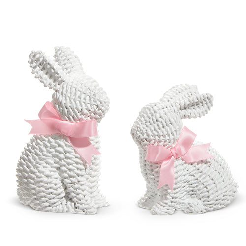 White Woven Bunny