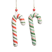Paper Mache Candy Cane Ornament