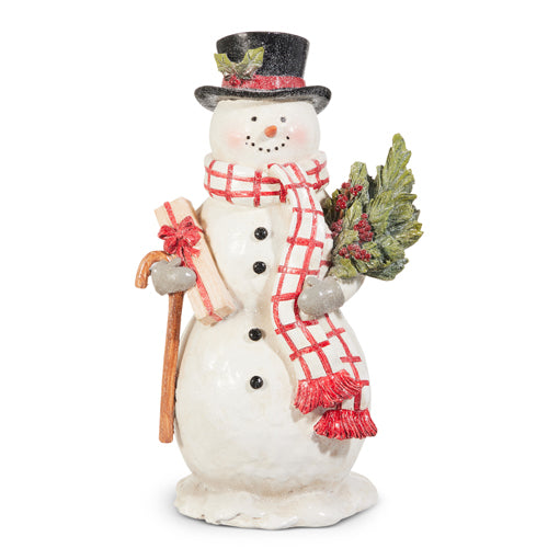 Holiday Snowman Figurine