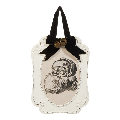 Embossed Santa Ornament