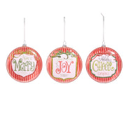 Merry Shield Disc Ornament
