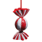 Red & White Candy Ornament