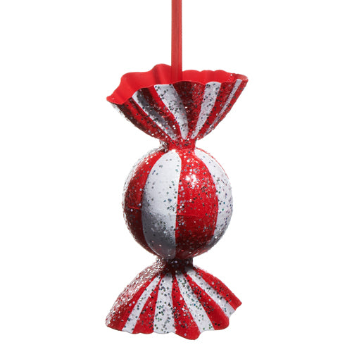 Red & White Candy Ornament