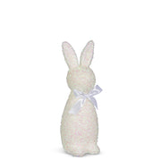 White Iridescent Glitter Bunny