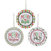 Christmas Disc Ornament