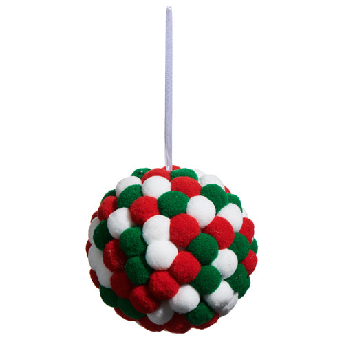 Pom Pom Ball Ornament
