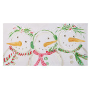 Trio Snowmen Canvas