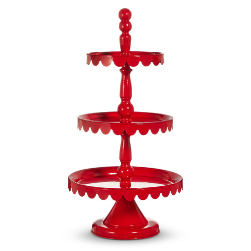 Red Tiered Stand