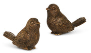 4.5" Antique Gold Birds