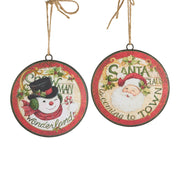 Christmas Past Disc Ornament