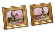 Wranglers at Dusk Mini Framed Art