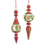Yuletide & Holly Ornament