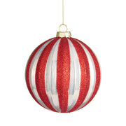 Peppermint Ball Ornament